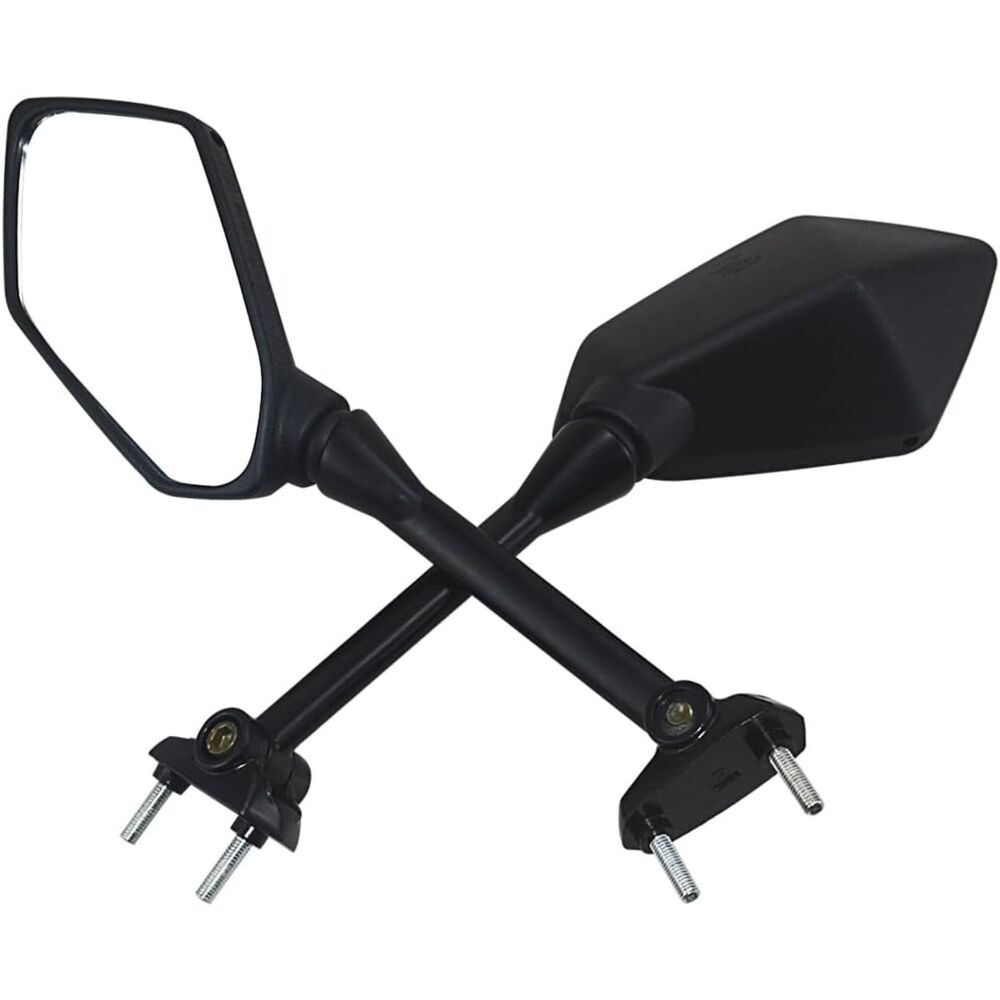 Long Rear View Mirrors for Kawasaki Motorcycles | Adjustable Side Mirrors